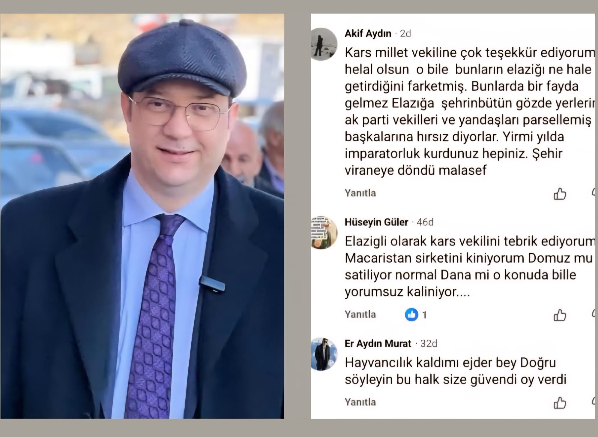 Elazığ’dan Açıkkapı’ya Tepki Alp’e Tam Destek