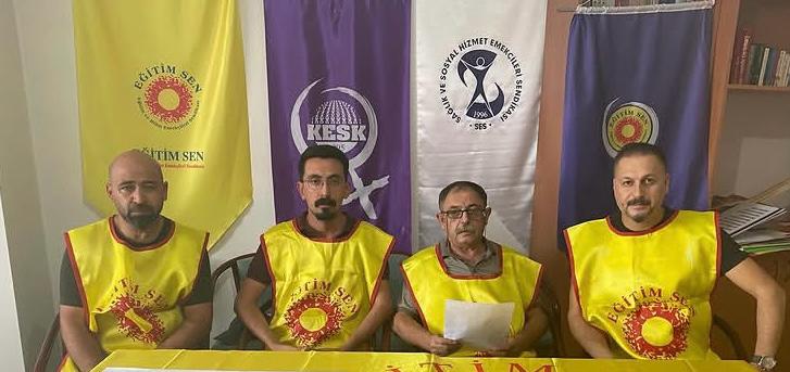 “Öğretmenlerin Hak Arama Mücadelesi Gözaltılarla Engellenemez!”
