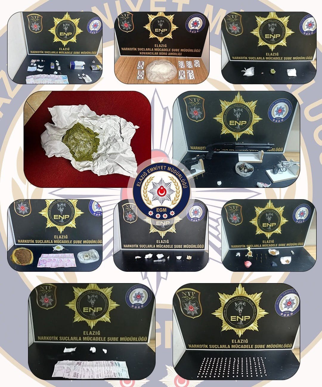 Ele Geçirilen Uyuşturucu Miktarı Elazığ Adına Kaygı Yarattı 