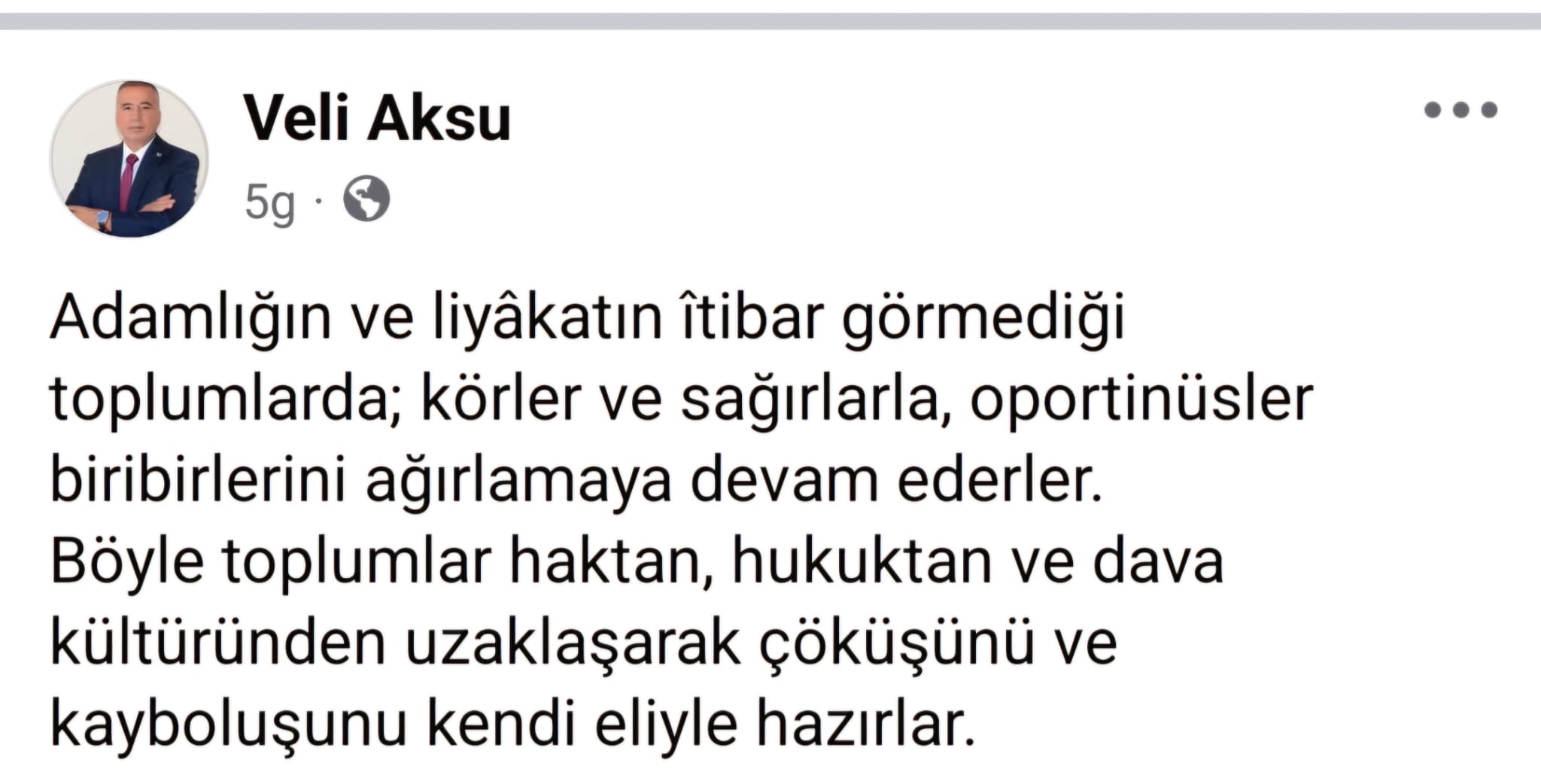 Aksu’nun Sözleri Yıldırım’a Yönelik Miydi?